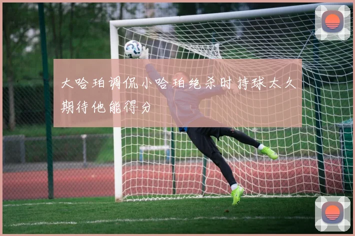 大哈珀调侃小哈珀绝杀时持球太久期待他能得分